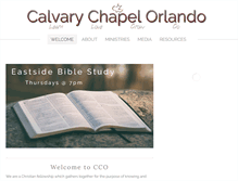 Tablet Screenshot of calvarychapelorlando.com